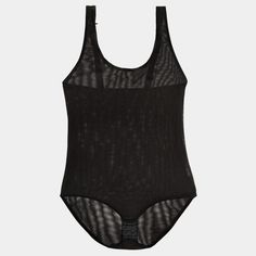 Versatile styling with elegant comfort, meet your new favorite bodysuit. Breathable mesh with 360 degrees of stretch that supports for easy all-day wear and comfort. This plus size sheer mesh bodysuit gives you sexy style & ultimate comfort in one. Smooth to the touch, sheer mesh has see-through front panel made of two layers of mesh in front & back. Bottom hook and eye adjustability makes this bodysuit perfect for all body types including tall and petite. Easily transform the multi-way straps f Elegant Stretch Bodysuit With Mesh Back, Sleeveless Black Mesh Bodysuit, Black Sleeveless Mesh Bodysuit, Black Stretch Bodysuit In Polyamide, Black Stretch Polyamide Bodysuit, Elegant Summer Mesh Bodysuit, Elegant Black Seamless Leotard, Elegant Sheer Nylon Bodysuit, Elegant Shaping Nylon Bodysuit