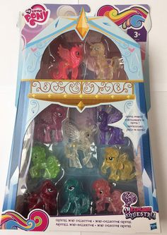 the little pony toys are in their packaging