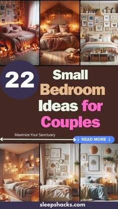 small bedroom ideas for couples that are easy to make and use in the same room