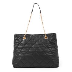 Lambskin leather tote bag Luxury Shoulder Bag With Lined Interior For Shopping, Luxury Shoulder Bag For Shopping With Lined Interior, Luxury Quilted Bags For Daily Use, Classic Quilted Shoulder Bag With Double Handle, Elegant Travel Shoulder Bag With Lined Interior, Elegant Everyday Shoulder Bag With Lined Interior, Quilted Tote Shoulder Bag For Evening, Evening Quilted Tote Shoulder Bag, Chic Quilted Tote Bags