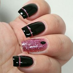 Valentines Day Nail, Valentine Nail, Black Nail Designs, Best Nail Art Designs, Best Nail Art, Luxury Nails, Nail Polish Strips