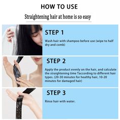 Hair Straightening Cream, Gloss Hair, Hair Balm, Hair Protein, Unruly Hair, Tangled Hair, Different Hair Types, Hair Straightening, Hair Rinse