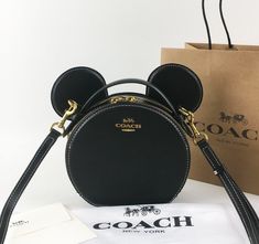 #ad Find ideas and inspiration for COACH Disney X Coach Mickey Mouse Ear Bag Crossbody Black CM194 outlet New, Fashion Women's Bags Coach X Disney, Coach Disney, Coach New York, Mickey Mouse Ears, Luxury Purses, Coach Crossbody, Coach Crossbody Bag, Mouse Ears, Disney Mickey Mouse