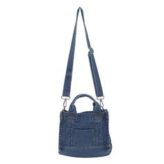 Shape: Flap Handbags Type: Shoulder Bags Types of bags: Shoulder & Handbags Main Material: Denim Closure Type: Zipper Hardness: Soft Lining Material: None Occasion: Versatile Gender: WOMEN Pattern Type: Solid Number of Handles/Straps: Single Item Type: Handbags Strap Length: 51cm Size: Length 22cm, Width 11cm, Height 18cm Fabric Handbags, Denim Shoulder Bags, Zipper Purse, Blue Canvas, Denim Bag, Casual Tote, Mini Shoulder Bag, Light Blue Denim, Canvas Shoulder Bag