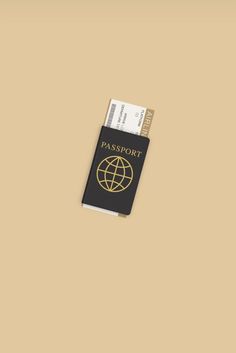 a passport sitting on top of a table