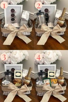 the steps to making a gift basket for someone