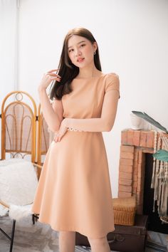 "DHL shipping upgrade is available at check out process. Shipping part by DHL will take 3-6 days only. It costs USD13 in addition from standard shipping cost. Production time may take around 2-3 weeks. If this is in rush you can convo us to make it sooner.:) 🌺Bloom dress🌺 Classy dress plain and luxury design. Great for day to night for every special ordinary or event day. This is a must have simple dress that will make you look classy and in good shape all time.😊 Item detail: - Scoop neck. - Classic Beige Party Dress, Feminine A-line Sleeveless Dress For Formal Occasions, Feminine Sleeveless A-line Dress For Formal Occasions, Formal Feminine A-line Sleeveless Dress, Elegant Knee-length Mini Dress For Garden Party, Elegant Beige Mini Dress For Garden Party, Elegant Beige A-line Sleeveless Dress, Formal Feminine Sleeveless Knee-length Dress, Feminine Knee-length Sleeveless Formal Dress