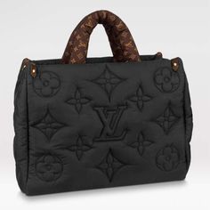 Louis Vuitton LV Unisex OnTheGo MM Tote Black Recycled Nylon Econyl Louis Vuitton On The Go, Onthego Mm, Louis Vuitton Onthego, Packing Bags, Louis Vuitton Totes, Office Bag, Louis Vuitton Official, Office Style, Capsule Collection