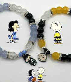 These bracelets do come together and they are not adjustable. Both of the bracelets come in adult size but if you need kid sizes please let us know. All handmade by us 💛 Lucy Charlie Brown, Brown Bracelet, Bracelet Ideas, Bracelets Handmade Beaded, Braided Bracelets, Come Together, Charlie Brown, Handmade Bracelets, Jewelry Bracelets