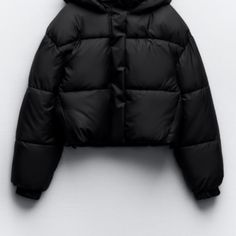 Just Outside Of The Zara Return Window Window (I Bought Two Sizes) So I’m Selling This Style That’s Current At Zara. Never Been Worn, Nwt. Black Size Xl Zara Puffer Jacket For Cold Weather, Zara Puffer Jacket With Pockets For Outdoor, Casual Black Puffer Jacket With Detachable Hood, Zara Hooded Puffer Jacket For Cold Weather, Zara Black Outerwear With Pockets, Zara Long Sleeve Puffer Jacket For Cold Weather, Zara Casual Hooded Jacket For Cold Weather, Trendy Zara Puffer Jacket For Cold Weather, Casual Black Hooded Jacket With Padded Collar