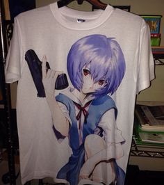 a t - shirt with an anime character on it