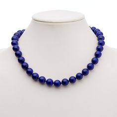 Since 1861, Gump's has been a destination for jewelry that is distinctive, extraordinary and timeless. Our signature collection is made in-house — we develop the design, carefully select each gemstone and oversee the production from start to finish. Featuring only the finest materials, each piece is a statement of elegance. Lapis, 12mm. Diamonds, 0.06ctw. 18-karat yellow gold. 18"L. Formal Gemstone Beads Necklace, Luxury Formal Gemstone Beads Necklace, Luxury Formal Faceted Beaded Necklaces, Luxury Formal Faceted Beaded Necklace, Luxury Faceted Beaded Necklace For Formal Occasions, Formal Pearl Necklace With Polished Beads, Luxury Formal Necklaces With Sterling Silver Clasp, Formal Polished Bead Necklaces, Luxury Single Strand Beaded Necklaces