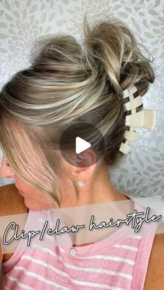 Short Fine Hair Updo, How To Bun, Easy Messy Hairstyles, Ashley Erickson, Medium Hair Up, Messy Bun For Short Hair, Easy Hair Up