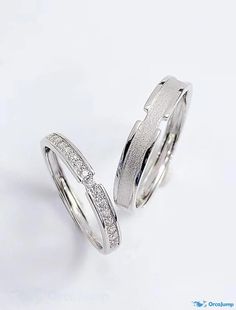 OrcaJump - S925 Sterling Silver Official Wedding Anniversary Couple Rings Anniversary Couple, Couple Rings, Wedding Anniversary, Sterling Silver Jewelry, Silver Jewelry, Ring Size, Sterling Silver, Ring, Silver