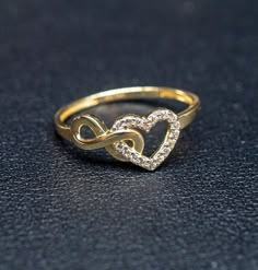 Infinity Heart Ring, Infinity Gold Rings For Women, Infinity Ring Design For Women, Gold Ring Heart, Round Ring Designs In Gold, Spiral Rings Gold, Latest Ring Designs Gold For Women, Ring Designs Gold For Women, Gold Finger Rings For Women