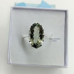 AAA Natural Green Amethyst Ring Oval Cat Ring Natural Amethyst Birthstone Solitaire Ring-925 Sterling Silver Ring Anniversary Gift For Her" # Gemstone : Natural Green Amethyst # Gemstone Weight : 10.50 Carat # Gemstone Size : 18 × 11 mm  # Metal : 925 Sterling Silver # All Size Available. # Links : #Check out my shop- https://www.etsy.com/in-en/shop/Ayushjewellersjaipur?ref=seller-platform-mcnav Thanks For Visit Our Store     # A Meaningful And Special Gift To yourself And Others ! #  PLEASE GIVE YOUR OPENION YOUR FEEDBACK ABOUT THE PROUDCT.  WE ACCEPT BLUK ORDER ALSO . # All International Orders Are Shipped With UPS Or USPS Priority International ut the item:- Solid Sterling Silver 925 Jewelry Recycle Metal Silver Pure Artisan Work this Item Is Handmade Making In Jaipur india #Mother's Da Amethyst Birthstone, Green Amethyst Ring, Cat Ring, Ring Oval, Anniversary Gift For Her, Green Amethyst, Amethyst Gemstone, Amethyst Ring, Solitaire Ring