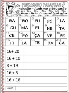 spanish language worksheet with the words and numbers for children to use in their classroom