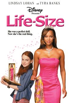 the facebook page for life - size shows an image of a woman in a pink dress