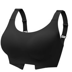 PRICES MAY VARY. Super Smooth & Breathable - Made of 55% Nylon and 45% Spandex. Super stretch and comfortable, breathable and no odor. Our bra will perfectly gentle to your skin and will not compress your chest, no restraint. It feels like you are not wearing anything. It is also washable and durable, and will not deform after washing. Double Soft Support - With the "W" shape and 3D Cup shape support design, soft and powerful. Our bra provides full coverage and high support for you, which can pr Bra Extender, Wireless Bras, Sleep Bra, Comfy Bra, Short Torso, Support Design, Lounge Lingerie, Full Coverage Bra, Yoga Bra