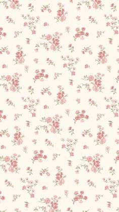 a white background with pink flowers on it