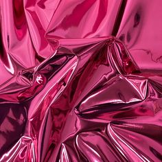 Fuchsia Pink Chrome Reflective Mirror Vinyl Fabric - Fashion Fabrics LLC Hot Pink Chrome, Mirror Vinyl, Pink Chrome, Pink Texture, Metallic Fabric, Metallic Pink, Vinyl Fabric, Everything Pink, Fuchsia Pink