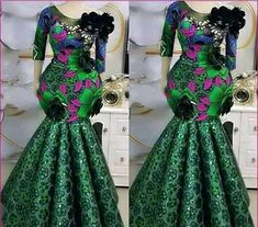 Fitted Gown Styles, Latest Ankara Styles 2022, Latest Ankara Styles For Ladies, Green Smokey Eye Makeup, African Dress Patterns, African Maxi Dress Ankara, Ankara Styles For Ladies, Beautiful Ankara Gowns, Ankara Long Gown