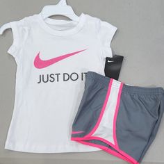 Nwt Bin Pe Pink Summer Sportswear Tops, Summer Athleisure T-shirt For Playwear, Pink Short Athleisure Top, Pink Short Top For Playwear, Short Pink Tops For Playwear, Cute Short Pink Top, Summer Sportswear Tops For Playwear, Short Pink Sports Top, Pink Athleisure Set For Summer