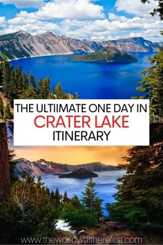 the ultimate one day crater lake itinerary