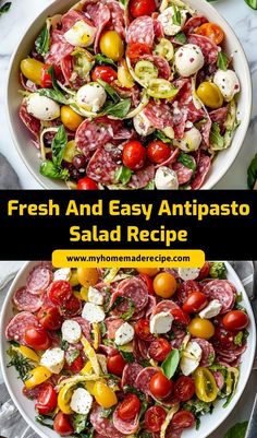 fresh and easy antipasto salad recipe