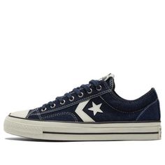 Converse Star Player 76 Workwear Denim A05185C (SNKR/Skate/Unisex/Low Top/Non-Slip/Wear-resistant) Converse Low Tops Outfit Men, Converse Skate Shoes, Converse Low Tops Outfit, Converse Skate Shoes For Streetwear, Converse Urban Skate Shoes For Streetwear, Star Converse Low Rise, Converse Star Player 76, Converse One Star Navy, Converse Blue Low-top Skate Shoes