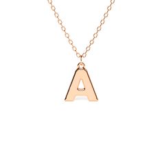 You’ll definitely fall in love with this exquisite initial necklace! Select your initial from a choice of 26 classic font letters, as well as your favorite metal and preferred chain length. Rose Gold Initial Pendant Name Necklace, Elegant Personalized Tan Initial Necklace, Classic Tan Initial Pendant Necklace, 14k Rose Gold Initials Name Necklace, Rose Gold 14k Gold Initials Name Necklace, Minimalist Rose Gold Initial Pendant Name Necklace, Minimalist 14k Rose Gold Initial Necklace, Rose Gold 14k Gold Name Necklace With Initials, Rose Gold 14k Gold Initials Necklace