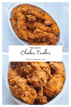 the best chicken tenders recipe is made with only three ingredients, and it's ready to be eaten