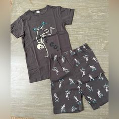 My Favorite Boys Cotton Pajama Set. Shorts And Tee. Skateboard Theme. Size 14. New With Tags. Black Cotton Set With Cartoon Print, Cartoon Print Cotton Short Sets, Cotton Cartoon Print Short Sets, Casual Cotton Short Set For Playwear, Casual Cotton Sets With Character Print, Black Graphic Print Playwear Sets, Black Graphic Print Sets For Playwear, Casual Black Sleepwear With Cartoon Print, Black Cotton Short Set For Summer