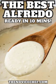 the best alfredo ready in 10 mins