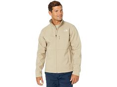 The North Face Apex Bionic 2 Jacket - Men's Clothing : Flax Heather : Please note, the logo and hardware color may vary in styles marked as Prior Season. A classic style updated, take on cool-weather days with the warm comfort and windproof design of The North Face Apex Bionic 2 Jacket. Soft-shell jacket in a stretchy polyester pairs windproof WindWall technology with a durable water-repellent (DWR) finish and a standard fit that's perfect for layering. Stand collar. Center-front zipper closure. Waterproof The North Face Outerwear For Sports, Functional Sports Outerwear By The North Face, The North Face Windproof Outdoor Outerwear, Outdoor Moisture-wicking Outerwear, Functional The North Face Sports Outerwear, The North Face Waterproof Sports Outerwear, Athleisure Outdoor Fleece Jacket With Double-lined Hood, Casual The North Face Outerwear With Double-lined Hood, Long-sleeved Windbreaker With Patch Pockets For Outdoor