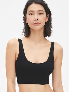 Haircut For Teenage Girl, Black Seamless, Gap Fit, Black Bralette, Seamless Bra, Bra Women, Knit Tanks, New Hair, Hair Inspo