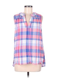 Jules Sleeveless Blouse Size: 8 Tops - used. 100% COTTON | Jules Sleeveless Blouse: Pink Tops - Size 8 Multicolor Sleeveless Casual Blouse, Casual Sleeveless Multicolor Blouse, Casual Multicolor Sleeveless Blouse, Pink Sleeveless Blouse, Pink Tops, Sleeveless Blouse, Do Good, Second Hand Clothes, Clean Out