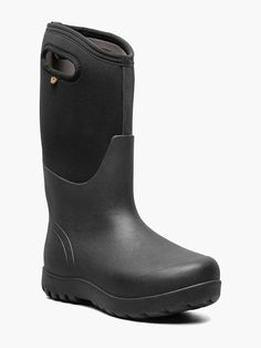 Neo-Classic Tall Women's Waterproof Slip On Snow Boots Farm Boots | Bogsfootwear.com Black Rain Boots For Outdoor Work In Winter, Farm Boots, Winter Boots Men Snow, Womens Bogs, Camo Boots, Women's Slip Ons, Slip Resistant Shoes, Womens Waterproof Boots, Neo Classic