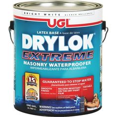 a gallon of drylok extreme masonry waterproofer