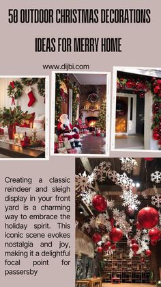 Outdoor Christmas Decorations Ideas, Christmas Decorations Ideas, Hand Tattoos For Women