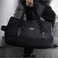 This Thing Is Legit! Ask Me Any Questions. Brand New. Sporty Black Luggage For On-the-go, Black Luggage With Functional Pockets For Everyday, Functional Black Everyday Luggage, Practical Black Everyday Luggage, Functional Black Luggage For Everyday, Practical Everyday Black Luggage, Urban Bags With Functional Pockets For Streetwear, Practical Black Bags For Streetwear, Practical Black Streetwear Bag