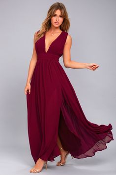 Heavenly Hues Burgundy Maxi Dress 1 Red Dress Christmas Party, Burgundy Maxi Dress, White Bodycon, Christmas Party Dress, Mini Robes, Gothic Dress, Boho Maxi Dress, V Neck Dress, Dresses With Leggings