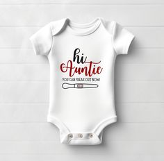 a white baby bodysuit with the words hi - unitie you can teach this