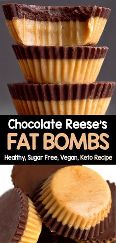 Sugar Free Snacks, Keto Snack, Chocolate Peanut Butter Cups, Fat Bomb Recipe, Diet Breakfast Recipes, Keto Fat, Low Carb Chocolate, Peanut Butter Cup, Easy Peanut Butter