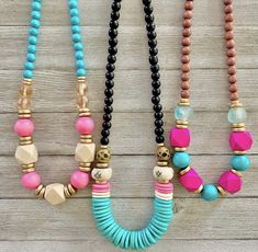 Love these necklaces from @nicole.camille.designs on #IG. #TheBeadChest #EthicallySourced #Jewelry #Chic #AfricanBeads #StoneBeads #DecorativeBeads #Turquoise #DIY #Boho #JewelryBlogger #BeadMaker #HealingStones #CrystalJewelry #HomeDecor #InteriorDesign #DIYDecor #UpcycledJewelry #RomanGlass #Handmade #HandmadeJewelry #Turquoise #PrayerBeads #WomensFashion #Beauty #MensFashion #Weaving #DIYCrafts #Necklace #BeckyOwens #Agate #FusedGlass #BeckyOwensStyle Adjustable Beaded Necklace With Wooden And Heishi Beads, Rustic Adjustable Wooden Beaded Necklaces, Adjustable Rustic Wooden Beaded Necklaces, Handmade Bohemian Bone Beaded Necklaces, Adjustable Beaded Bone Jewelry, White Multi-strand Necklace With Wooden Beads, Unique Handmade Bone-colored Necklace, Traditional Multi-strand Wooden Bead Necklaces, Unique Multi-strand Wooden Beaded Necklaces