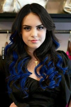 Jade West Hair, Blue Hair Streaks, Jade West, Punk Hair, Victoria Justice