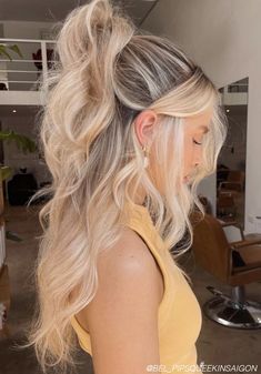 Prom Hair Ideas, Prom Hair Styles, Half Ponytail, Prom 2023