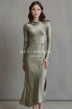 With a range of classic and iconic styles, find the perfect dress for your next wedding event. Our Moon Dance Long Sleeve Maxi Dress is a stylish and elegant option for a cool weather wedding. Fitted Bias Cut Maxi Dress For Brunch, Chic Midi Dress For Wedding, Fall Evening Maxi Dress With Tie Waist, Elegant Fall Maxi Dress With Tie Waist, Sleek Spring Dresses For Brunch, Long Sleeve Silk Midi Dress For Brunch, Fitted Silk Maxi Dress With Tie Waist, Fitted Midi Dress With Tie Waist For Evening, Silk Long Sleeve Midi Dress With Tie Waist