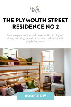 the plymouth street residence no 2 is featured in this ad for kids's playrooms