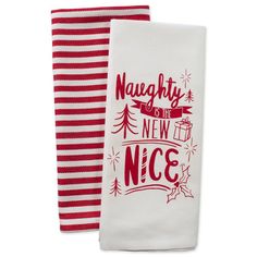 CAMZ37679 Holiday/Christmas/Christmas Linens Nice Holiday, Christmas Linen, Christmas Towels, Kitchen Dish Towel, Holiday Kitchen, Decorative Towels, Christmas Tea, Holiday Prints, Kitchen Linens